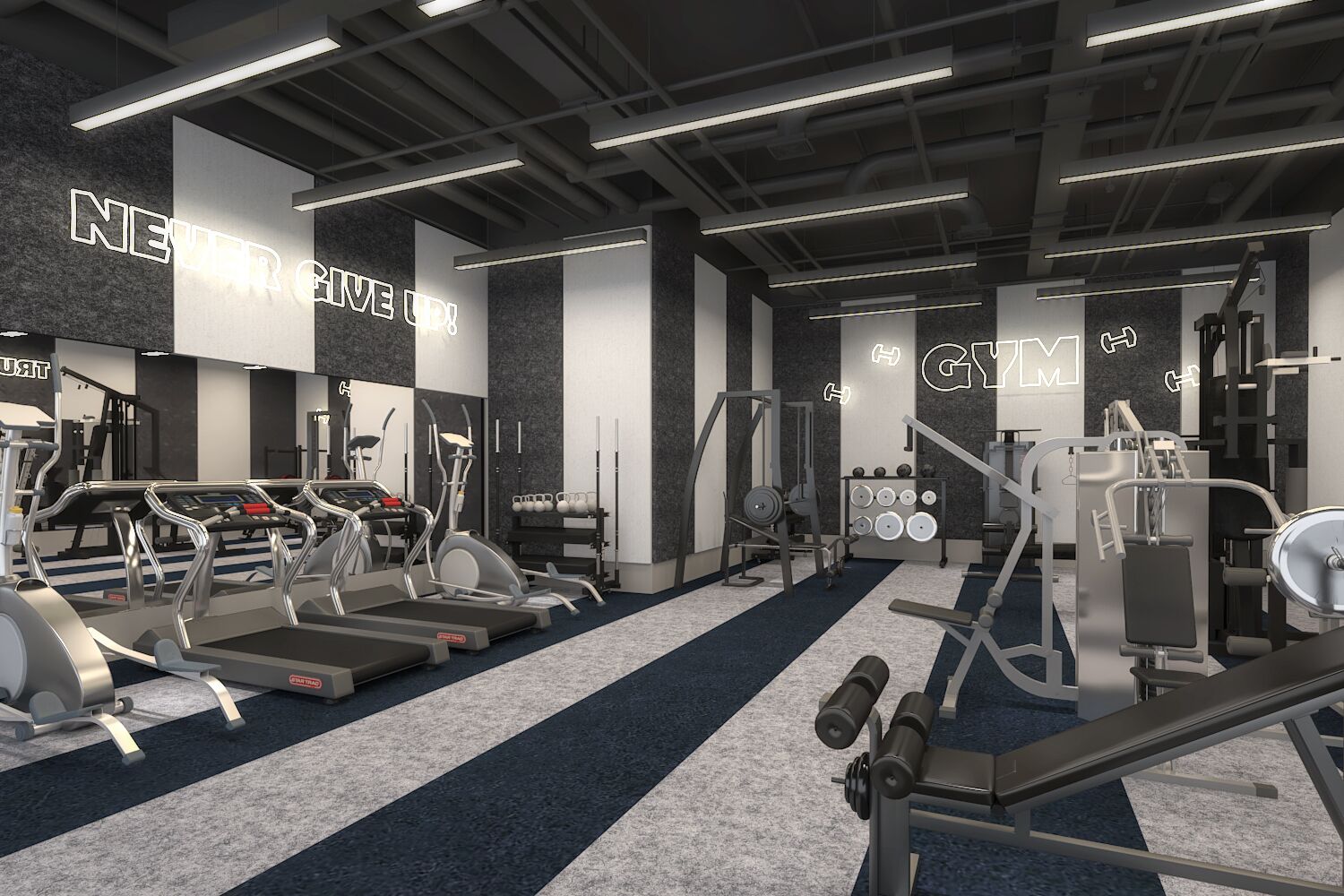 Panneau Alpha - Gymnase