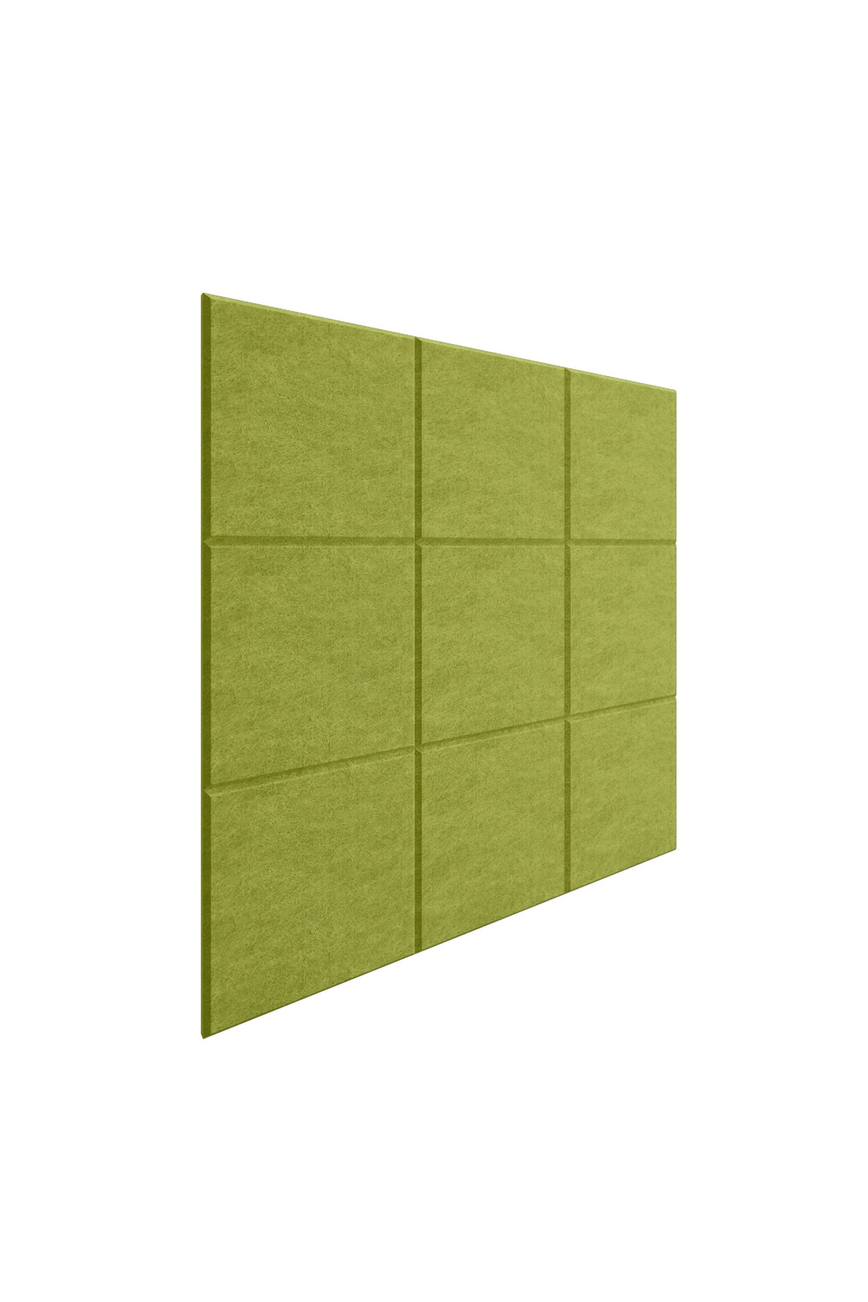Alpha Acoustic Tile Square - Fuzzy Green (vert flou)